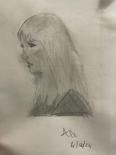 Drawing of Taylor Swift